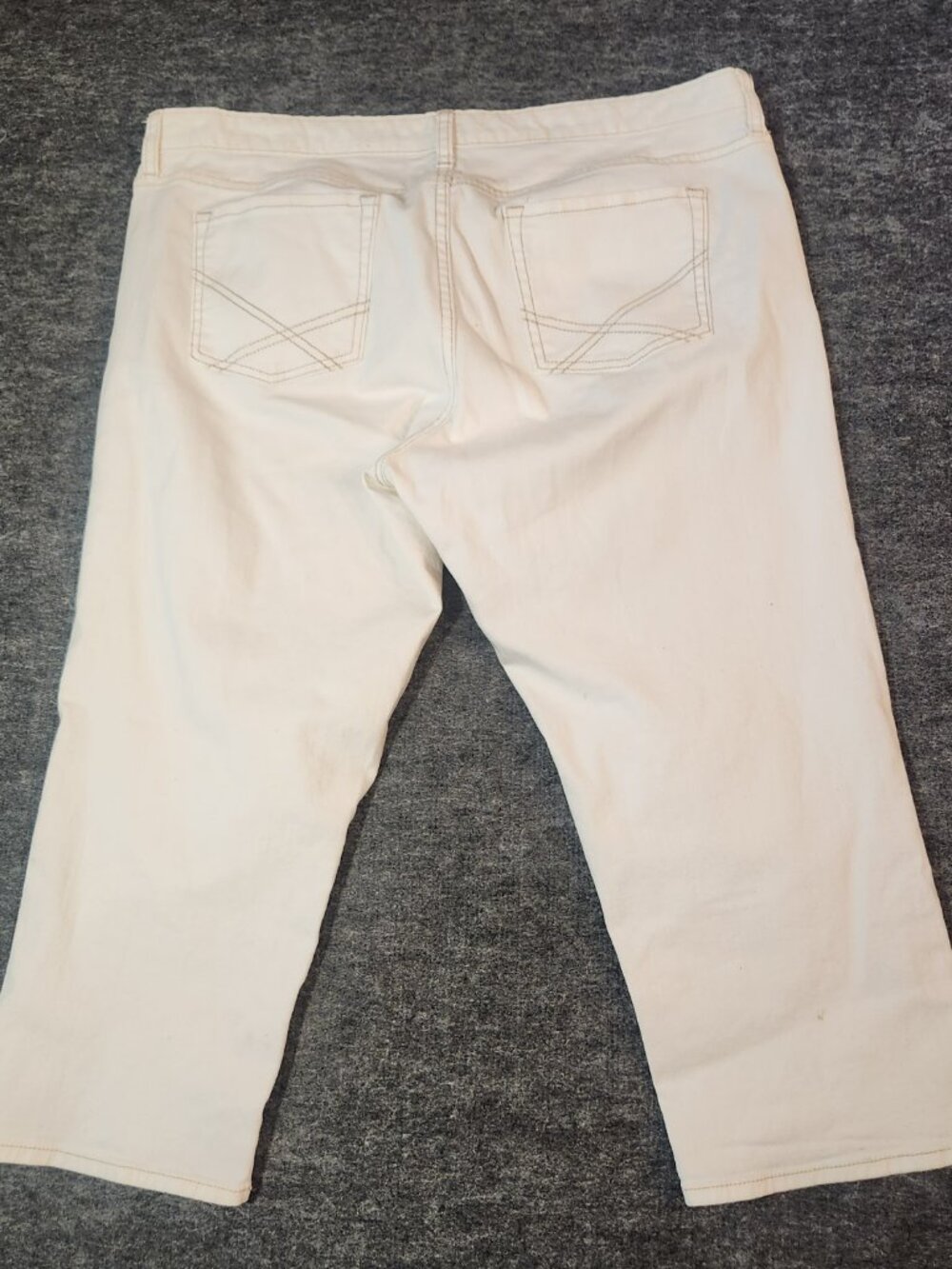 Gap Women's Size 16 Premium Skinny White Stretch Denim Five Pocket Jeans - Picture 3 of 5